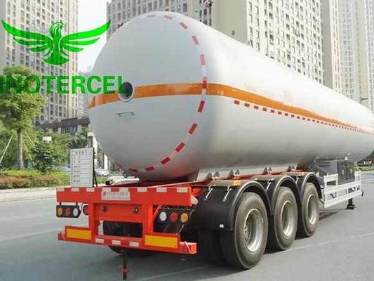 Semi-remolque con depósito de gasolina de 55000Ltr con tres ejes Lng