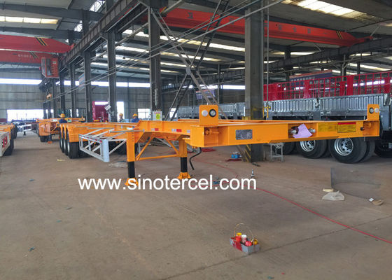 Semi-remolque de 3 ejes de 6880 mm 1310 mm con base de ruedas