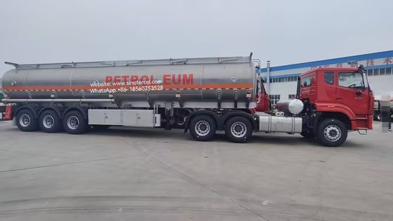 40CBM Semi-tanque de petróleo remolque 3 Ejes 7 Compartimiento