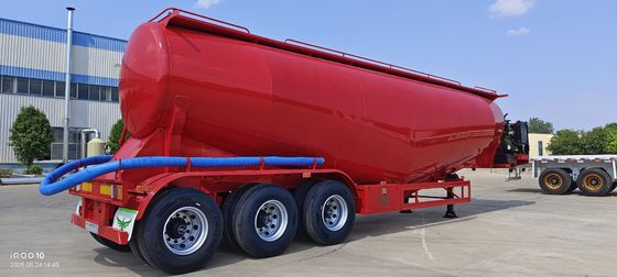 Remolque a granel para cemento de neumáticos 12.00R20 para trabajo pesado y transporte de 45 a 100 toneladas de carga útil