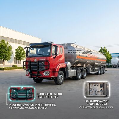 40CBM Semi-tanque de petróleo remolque 3 Ejes 7 Compartimiento