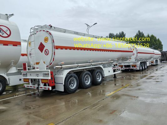 Semi Tanker Trailer Pentano Semi Trailer 3 ejes 30CBM -60CBM Material puede ser personalizado