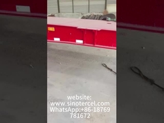 Semi-remolque de cama baja de uso pesado disponible a medida