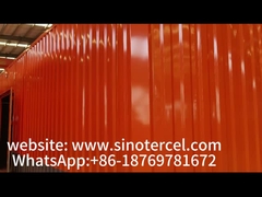 Semirremolque de carga tipo caja de 3 ejes y alta resistencia con gran capacidad de carga